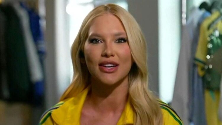 Virginia exibe machucado após jogo do Brasil